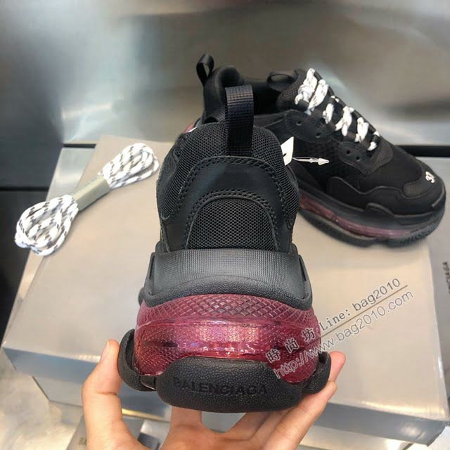 Balenciaga經典款男女鞋 巴黎世家頂級版本Triples氣墊水晶老爹鞋 Balenciaga情侶款老爹鞋  hdbl1156